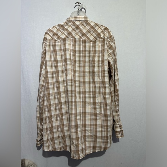 Wrangler button up  pearl snap Shirt, 2XLT - Picture 3 of 5